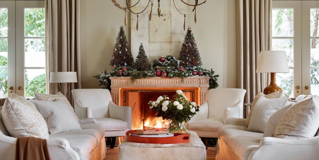 Elle Decor - 33 Gorgeous Mantel Decor Ideas For The Holidays