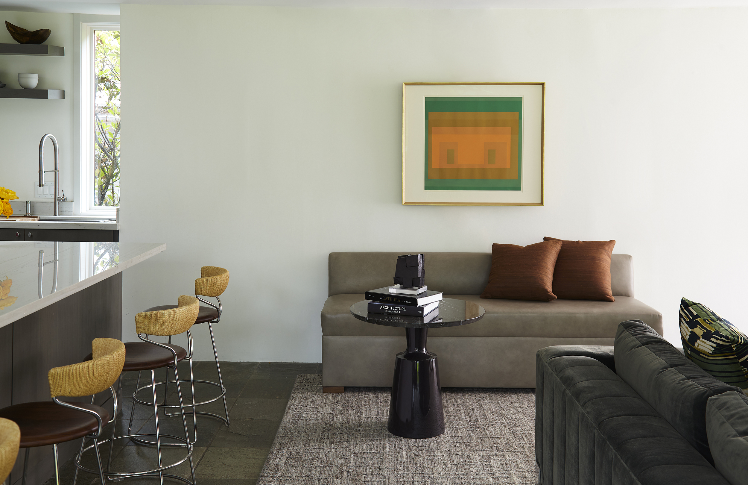 Chandos Collected - Living Room - Josef Albers Art