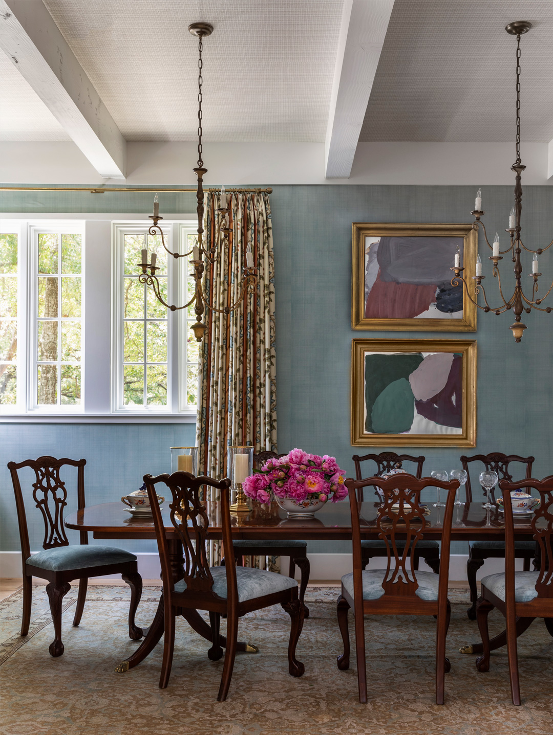 Chandos Gestured - Blue Dining Room